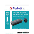 Verbatim MediaShare Mini lecteur de carte mémoire USB 2.0/Wi-Fi Noir