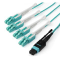StarTech.com MPO8LCPL3M câble InfiniBand et à fibres optiques 3 m MPO/MTP 8x LC Couleur aqua