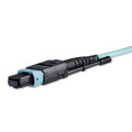 StarTech.com MPO8LCPL3M câble InfiniBand et à fibres optiques 3 m MPO/MTP 8x LC Couleur aqua
