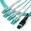 StarTech.com MPO8LCPL3M câble InfiniBand et à fibres optiques 3 m MPO/MTP 8x LC Couleur aqua