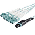 StarTech.com MPO8LCPL10M câble InfiniBand et à fibres optiques 10 m MPO/MTP 8x LC Couleur aqua