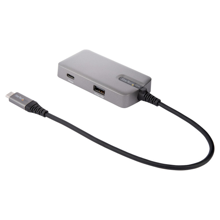StarTech.com Adaptateur Multiport USB-C - Mini Dock USB Type-C vers 4K 60Hz HDMI 2.0 - 100W Power Delivery Pass-trough – Hub 