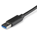 StarTech.com Adaptateur USB 3.0 à Double Port Gigabit Ethernet avec port USB - 10/100/100 - Adaptateur NIC Réseau USB Gigabit