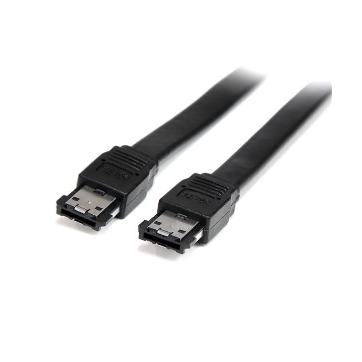 StarTech.com Câble eSATA blindé de 2m pour disque dur externe SATA - Cordon eSATA vers eSATA - M/M