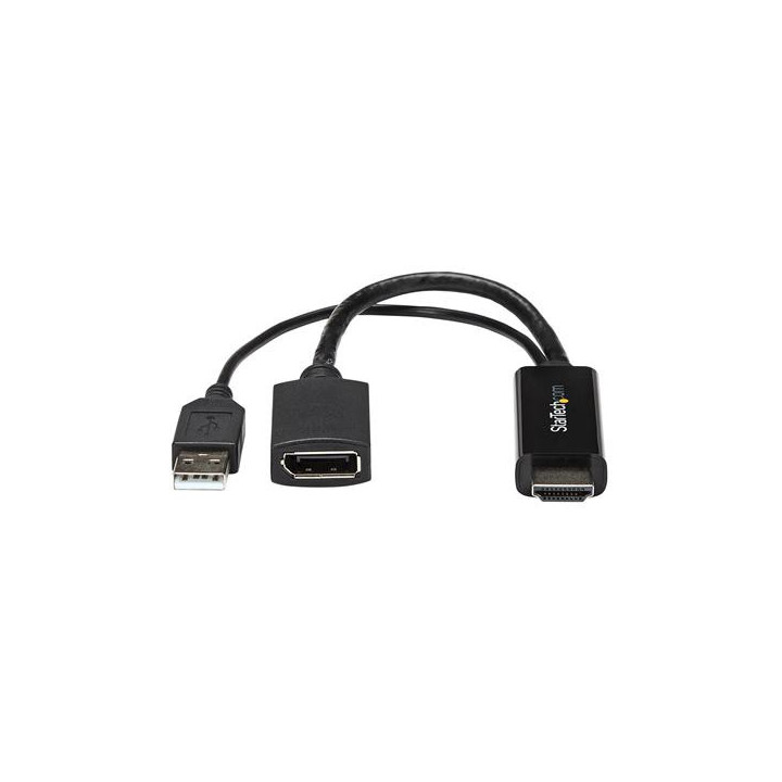 StarTech.com Adaptateur HDMI vers DisplayPort 4K alimenté par USB