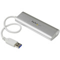 StarTech.com Hub USB à 4 Ports avec Ethernet, USB-A, Gigabit Ethernet/GbE, USB 5Gbps, Design Robuste, Alimentation par Bus, Hu