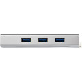 StarTech.com Hub USB à 3 Ports avec Ethernet, USB-A, Gigabit Ethernet/GbE, USB 5Gbps, Design Robuste, Alimentation par Bus, Hu