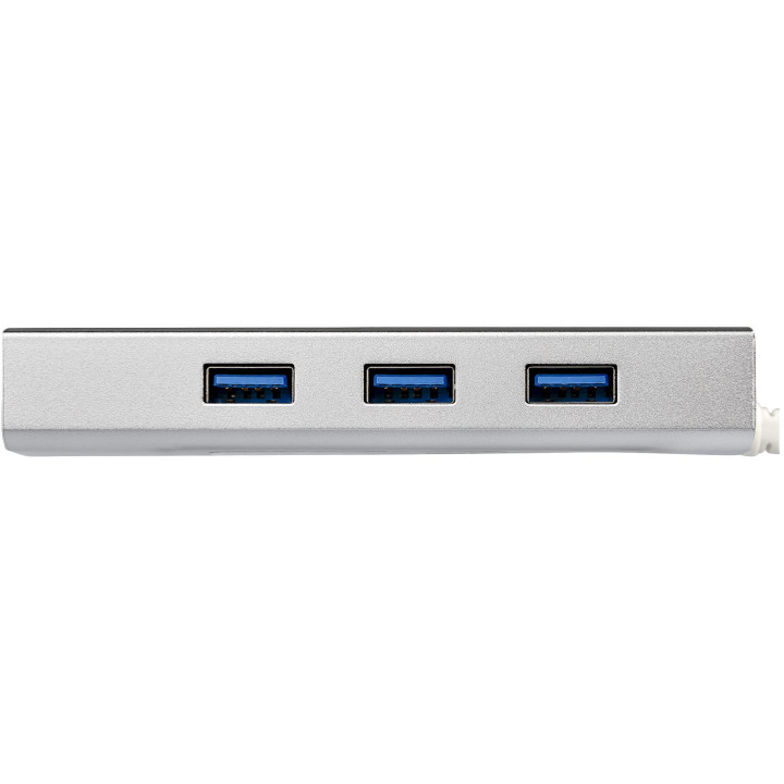 StarTech.com Hub USB à 3 Ports avec Ethernet, USB-A, Gigabit Ethernet/GbE, USB 5Gbps, Design Robuste, Alimentation par Bus, Hu
