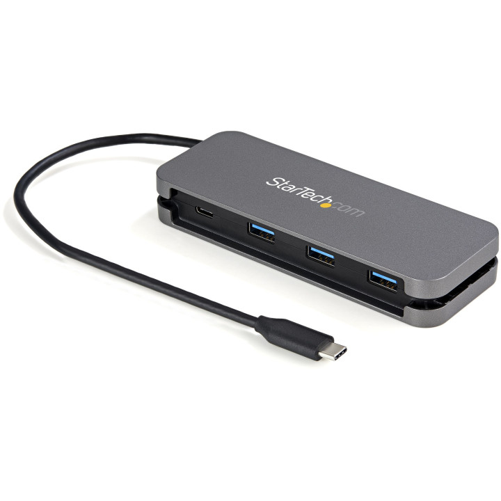 StarTech.com Hub USB-C 4 Ports - 3x USB-A/1x USB-C - Hub USB 3.0 Type-C 5Gbps (USB 3.2 Gen 1) - Alimenté par Bus - Adaptateur 