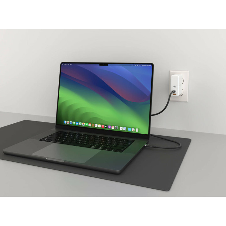 HYPER HJ4002BKGL câble USB USB 2.0 2 m USB C Noir
