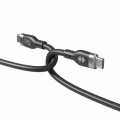 HYPER HJ4002BKGL câble USB USB 2.0 2 m USB C Noir