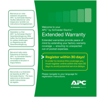APC WBEXTWAR1YR-NB-02 extension de garantie et support
