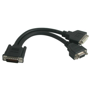 C2G LFH/DMS 59 / DVI-I Female, HD15 F 0,2 m Noir