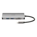 D-Link DUB-M610 station d'accueil Avec fil USB 3.2 Gen 1 (3.1 Gen 1) Type-C Aluminium