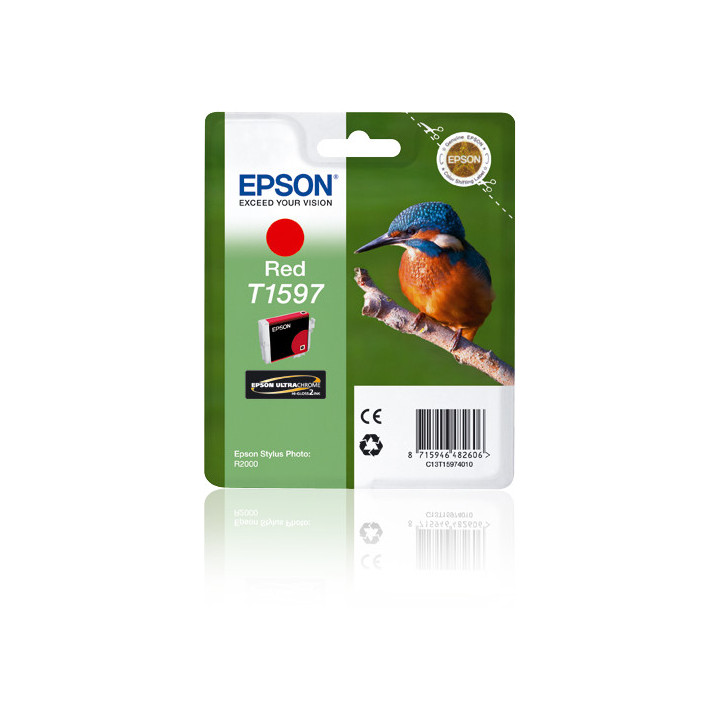 Epson Cartouche "Martin-pêcheur" - Encre UltraChrome Hi-Gloss2 Rouge