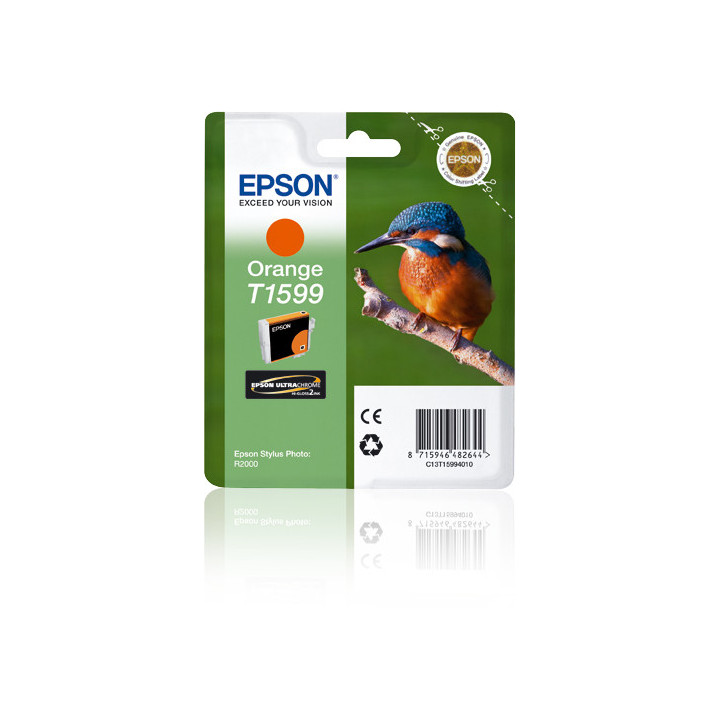 Epson Cartouche "Martin-pêcheur" - Encre UltraChrome Hi-Gloss2 Orange