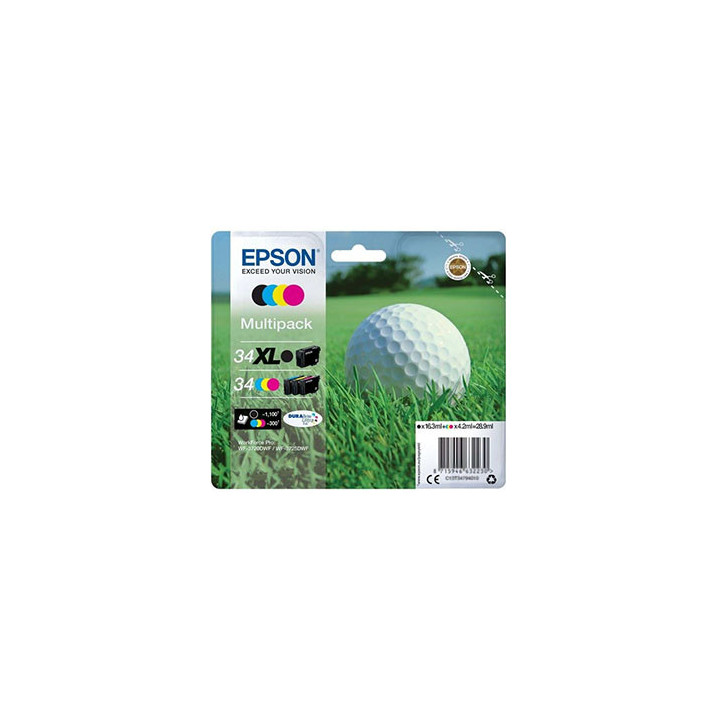 Epson Golf ball T3479 cartouche d'encre 1 pièce(s) Original Noir, Cyan, Magenta, Jaune