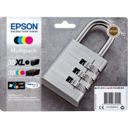 Epson Padlock 35XL cartouche d'encre 1 pièce(s) Original Rendement élevé (XL) Noir, Cyan, Magenta, Jaune
