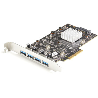 StarTech.com Carte PCIe 2 Ports USB - 10Gbps - Carte Contrôleur Hôte USB 3.2 Gen 2 Type-A PCI Express 3.0 - 2 Contrôleurs - 