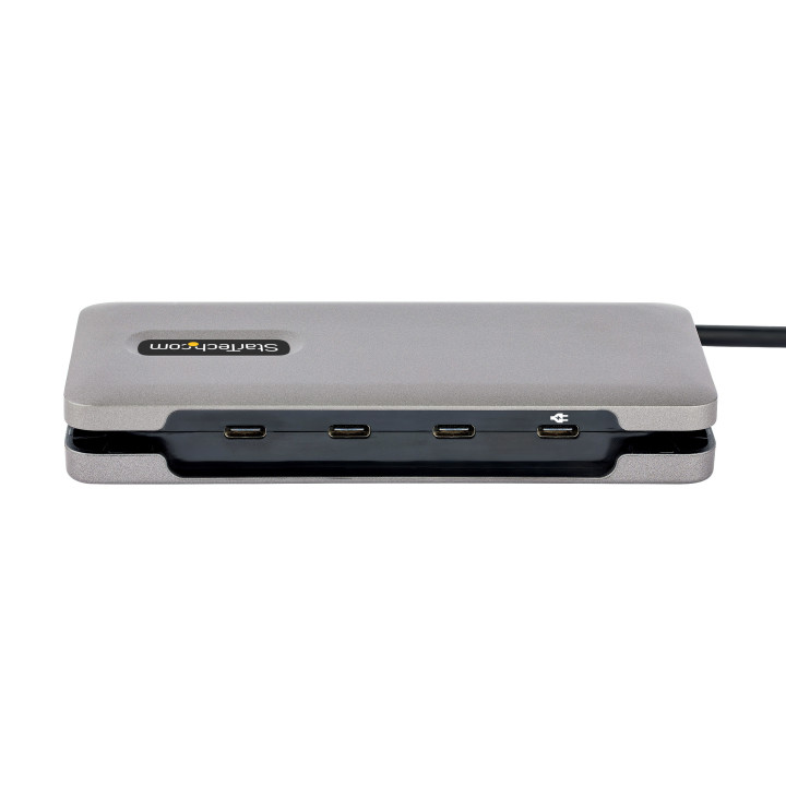 StarTech.com Hub USB C 4 Ports - 4x Ports USB-C, USB 3.1 10Gbps - Hub USB 3.2 Portable avec Power Delivery Pass-Through 100W - 