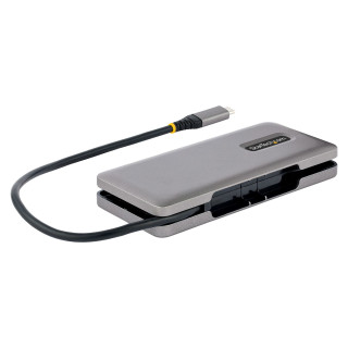 StarTech.com Hub USB C 4 Ports - 4x Ports USB-C, USB 3.1 10Gbps - Hub USB 3.2 Portable avec Power Delivery Pass-Through 100W - 