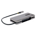 StarTech.com Hub USB C 4 Ports - 4x Ports USB-C, USB 3.1 10Gbps - Hub USB 3.2 Portable avec Power Delivery Pass-Through 100W - 