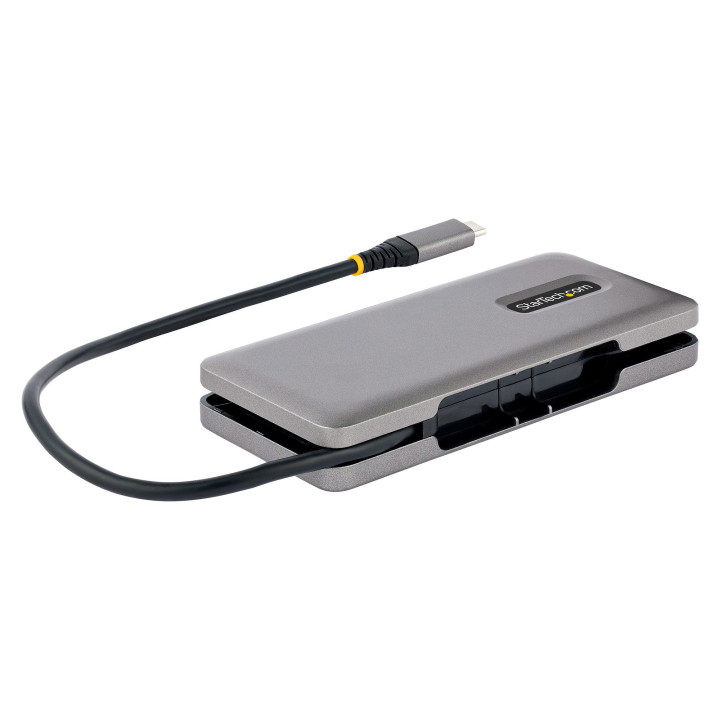 StarTech.com Hub USB C 4 Ports - 4x Ports USB-C, USB 3.1 10Gbps - Hub USB 3.2 Portable avec Power Delivery Pass-Through 100W - 