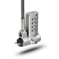 StarTech.com Câble Antivol pour Ordinateur Portable de 2m - Câble de Sécurité pour PC Portable, Compatible avec Noble Wedge