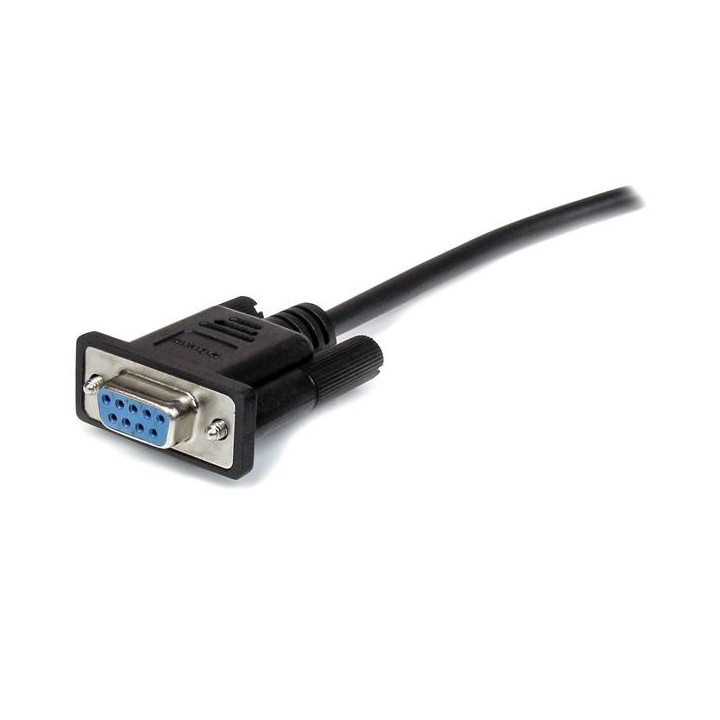 StarTech.com Câble série DB9 RS232 noir en liaison directe 3 m - M/F