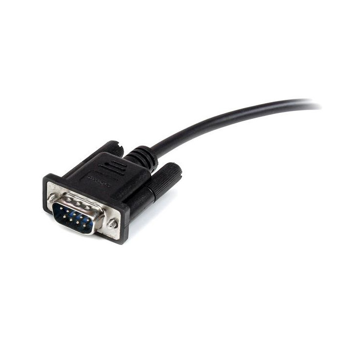 StarTech.com Câble série DB9 RS232 noir en liaison directe 3 m - M/F