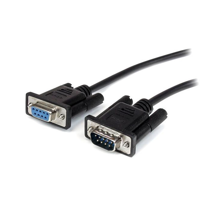 StarTech.com Câble série DB9 RS232 noir en liaison directe 3 m - M/F