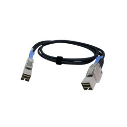 QNAP CAB-PCIE10M-8644-4X câble Serial Attached SCSI (SAS) 1 m Noir
