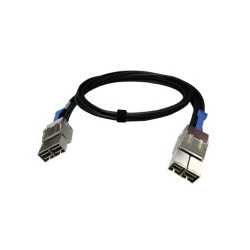 QNAP CAB-PCIE10M-8644-8X câble Serial Attached SCSI (SAS) 1 m Noir