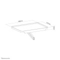 Neomounts AWL28-210BL1 Support pour multimédia - universel