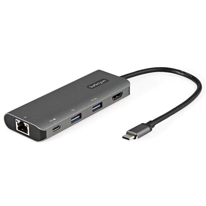 StarTech.com Adaptateur Multiport USB-C - Mini Dock USB Type-C 10Gbps avec 4K 30Hz HDMI - 100W Power Delivery Passthrough - Hub