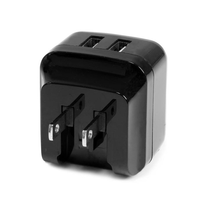 StarTech.com Chargeur mural USB à 2 ports - Haute puissance (17 W / 3,4 A) - Chargeur de voyage international