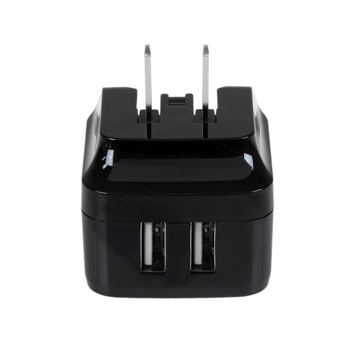 StarTech.com Chargeur mural USB à 2 ports - Haute puissance (17 W / 3,4 A) - Chargeur de voyage international