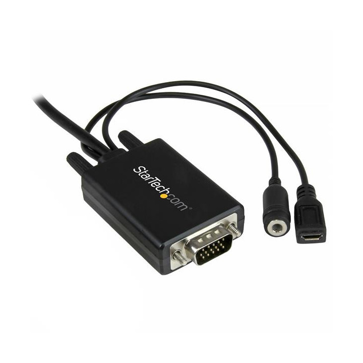 StarTech.com Câble adaptateur DisplayPort vers VGA de 3 m avec audio - M/M - 1920x1200 / 1080p