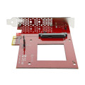 StarTech.com Adaptateur U.2 vers PCIe pour SSD U.2 NVMe - SFF-8639 - PCI Express 3.0 x4