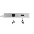 StarTech.com Adaptateur multiport USB-C avec lecteur de carte SD (UHS-II), Power Delivery 100 W et ports HDMI 4K, GbE et USB 3.