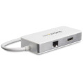 StarTech.com Adaptateur multiport USB-C avec lecteur de carte SD (UHS-II), Power Delivery 100 W et ports HDMI 4K, GbE et USB 3.
