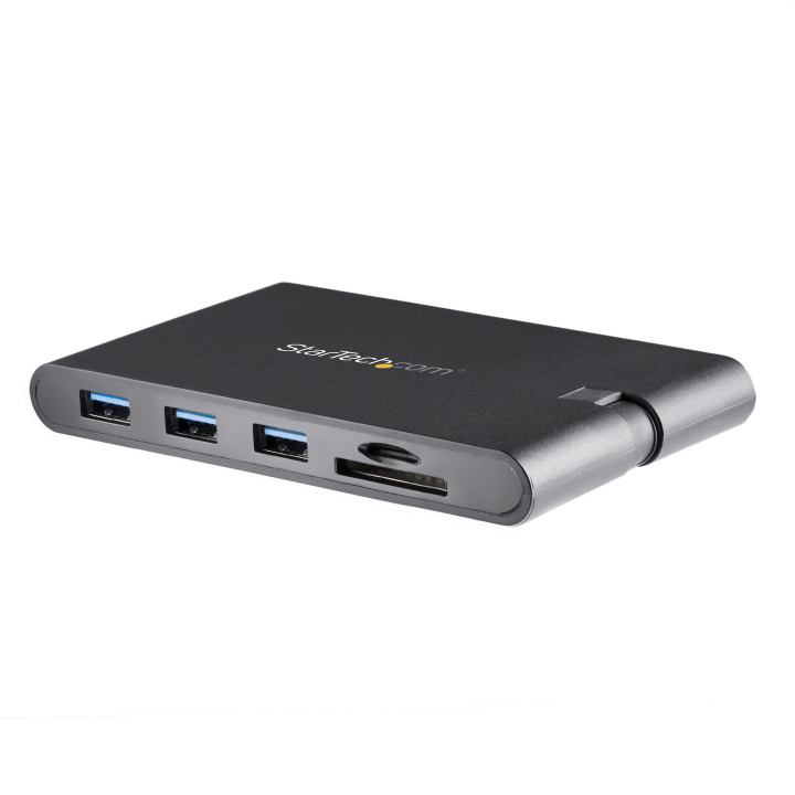 StarTech.com Adaptateur Multiport USB-C - Mini Dock USB Type C avec 4k HDMI ou 1080p VGA - 100W Power Delivery Passthrough, Hub