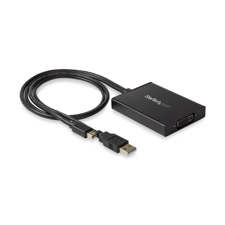 StarTech.com Adaptateur Mini DisplayPort vers DVI Dual Link - Adaptateur Convertisseur Vidéo d'Écran Actif Mini DisplayPort v