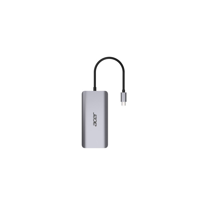 Acer 12-in-1 Type-C Dongle Avec fil USB 3.2 Gen 1 (3.1 Gen 1) Type-C Argent