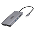 Acer 12-in-1 Type-C Dongle Avec fil USB 3.2 Gen 1 (3.1 Gen 1) Type-C Argent