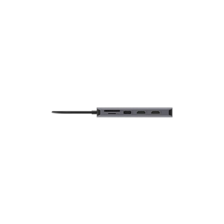 Acer 12-in-1 Type-C Dongle Avec fil USB 3.2 Gen 1 (3.1 Gen 1) Type-C Argent