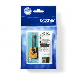 Brother LC421XLVAL - Pack de 4 cartouches d'encre originales