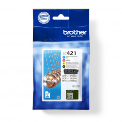 Brother LC421VAL - Pack de 4 cartouches d'encre originales