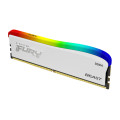 Kingston Technology FURY Beast 32GB 3200MT/s DDR4 CL16 DIMM (Kit of 2) blanc RGB SE