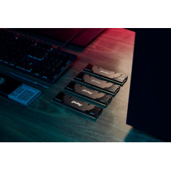Kingston Technology FURY 32 Go 4266 MT/s DDR4 CL19 DIMM (Kits de 2) 1Gx8 Renegade Black